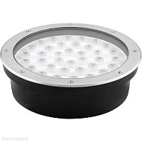 Светильник тротуарный (грунтовый) Feron ДВУ-36w 2700К IP67 круг (SP2703) картинка 